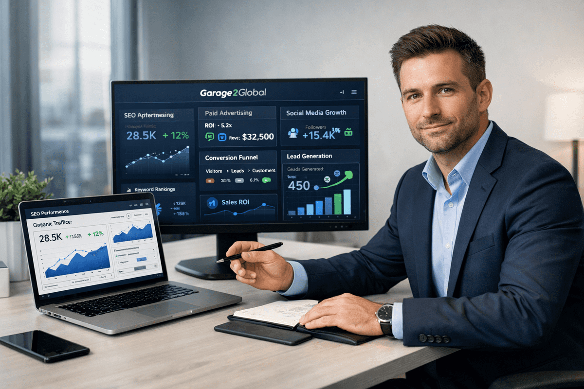 Digital marketing solutions from garage2global