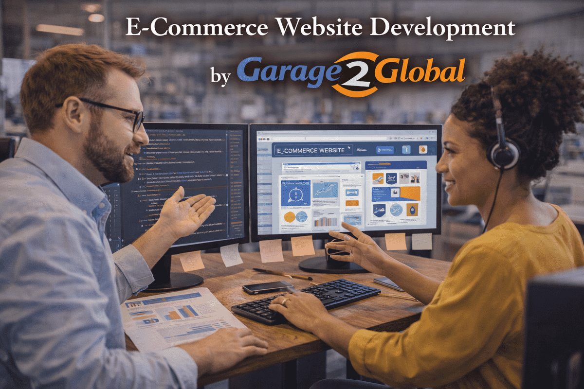 E-commerce website development by garage 2 global