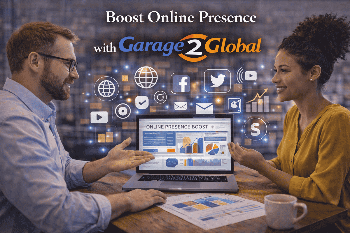 Boost online presence with garage2global