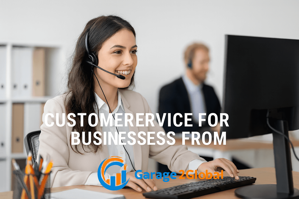 Customer service for businesses from garage 2 global