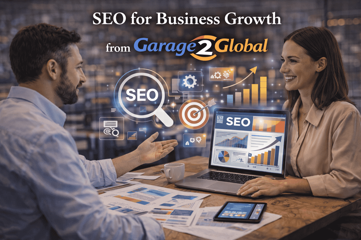 SEO for business growth from garage 2 global
