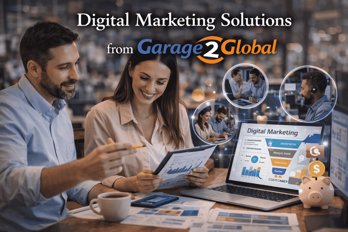 Digital marketing solutions from Garage 2 Global driving online growth and brand visibility