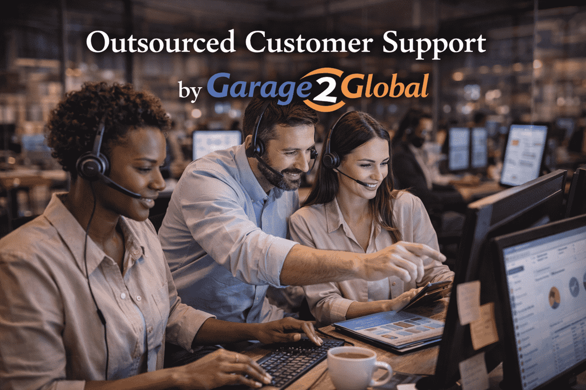 Outsourced customer support by Garage 2 Global providing reliable and professional client assistance