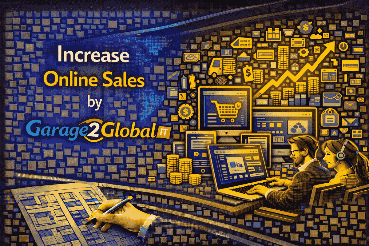 Increase online sales by Garage 2 Global with data-driven digital strategies