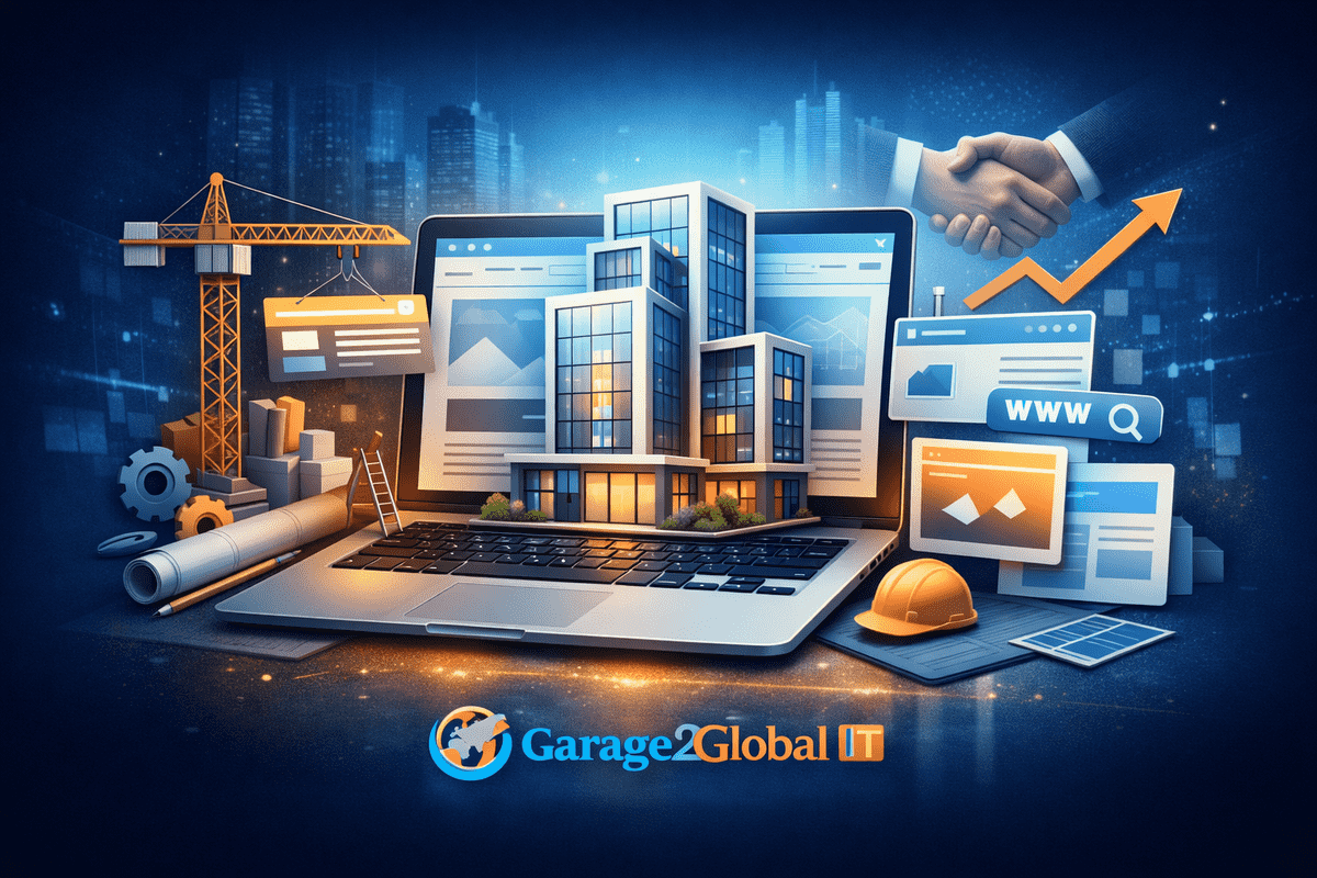 Build a business website with Garage 2 Global to create a professional, user-friendly website designed to support real business goals and long-term growth.